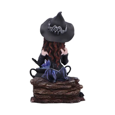 Alvina Witch Figurine with Owl and Cauldron Alvina Witch Figurine with Owl and Cauldron
