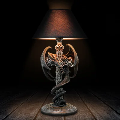 Dragons Crucis Gothic Plug In Lamp Dragons Crucis Gothic Plug In Lamp