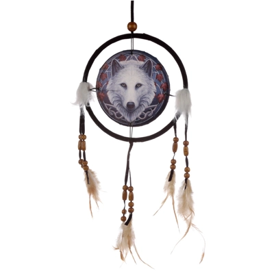 Lisa Parker Guardian of the Fall Wolf Small Dreamcatcher