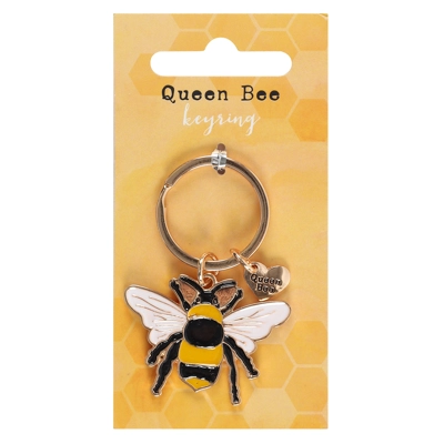 Queen Bee Enamel Keyring Queen Bee Enamel Keyring