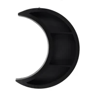 Gothic Black Crescent Moon S..