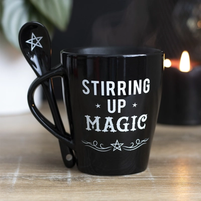 Stirring Up Magic Mug and Spoon Set