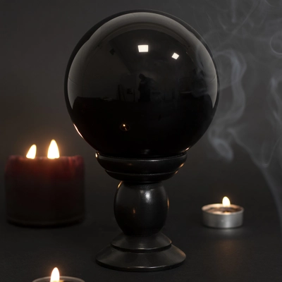 5 Assorted Large Crystal Balls on Stands