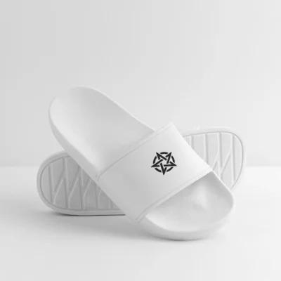 Gothic Black Pentacle Women’s Pool Sliders by Ceridwen Mystics Gothic Black Pentacle Women’s Pool Sliders by Ceridwen Mystics