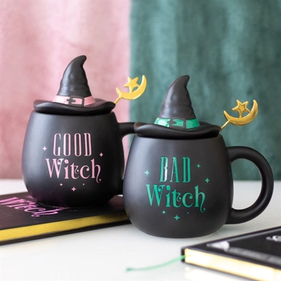 Good Witch Lidded Mug with Spoon Good Witch Lidded Mug with Spoon