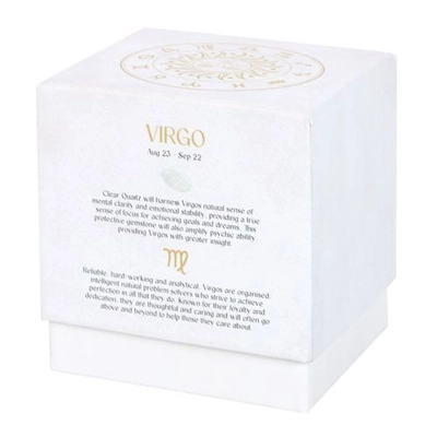 Virgo Sandalwood & Patchouli Gemstone Zodiac Candle Virgo Sandalwood & Patchouli Gemstone Zodiac Candle