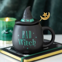 Bad Witch Lidded Mug with Sp..