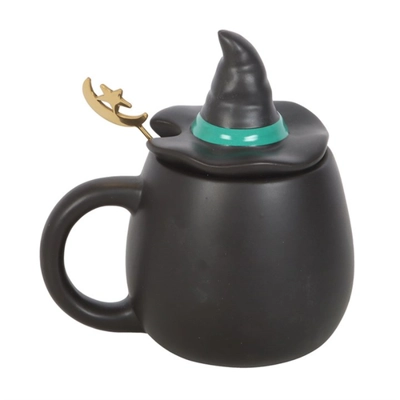 Bad Witch Lidded Mug with Spoon Bad Witch Lidded Mug with Spoon