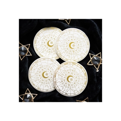Astrology Wheel Coaster Set