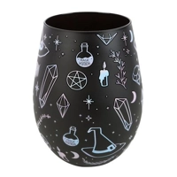 Crystal Witch Print Stemless..