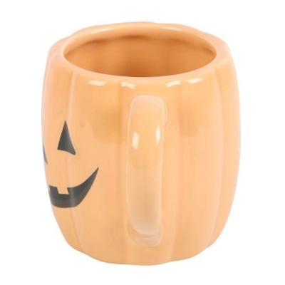 Jack-o'-Lantern Pumpkin Shaped Mug Jack-o'-Lantern Pumpkin Shaped Mug