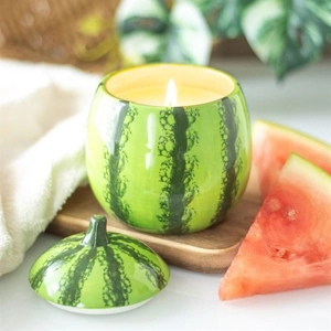 Watermelon Shaped Candl..