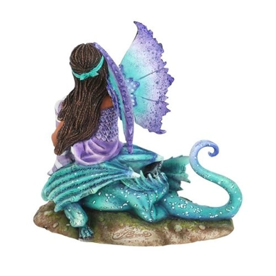 16cm Dragon Perch Fairy Figurine by Amy Brown 16cm Dragon Perch Fairy Figurine by Amy Brown