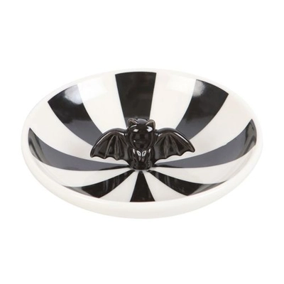 Striped Bat Trinket Dish Striped Bat Trinket Dish