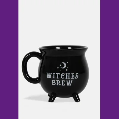 Witches Brew Cauldron Mug for Witchy Coffee & Tea Lovers