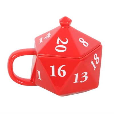 D20 Gaming Dice Shaped Mug D20 Gaming Dice Shaped Mug