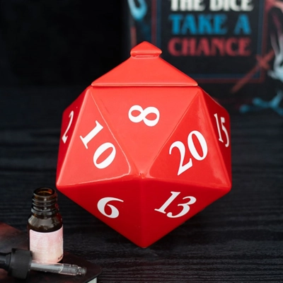 D20 Gaming Dice Shaped Oil Burner D20 Gaming Dice Shaped Oil Burner