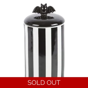 Striped Ceramic Bat Storage ..
