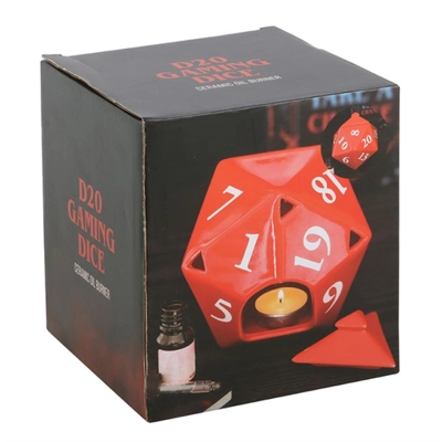 D20 Gaming Dice Shaped Oil Burner D20 Gaming Dice Shaped Oil Burner