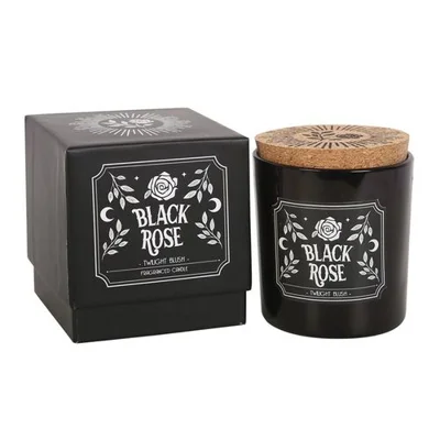 Black Rose Twilight Blush Scented Candle for Home Décor