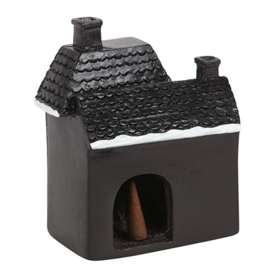 Haunted Holiday House Incense Cone Burner Haunted Holiday House Incense Cone Burner