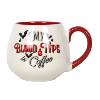 My Blood Type is Coffee Rounded Mug My Blood Type is Coffee Rounded Mug