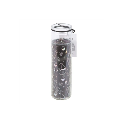 Crystal Witch Jasmine Tube Candle with Amethyst Chips Crystal Witch Jasmine Tube Candle with Amethyst Chips