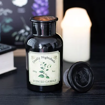 Deadly Nightshade Candle – Gothic Herbal Scented Candle Deadly Nightshade Candle – Gothic Herbal Scented Candle