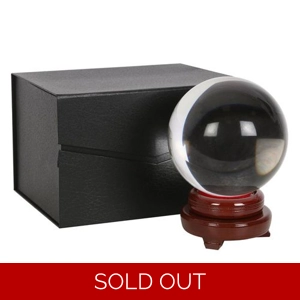 Crystal Ball with Stand - 15cm