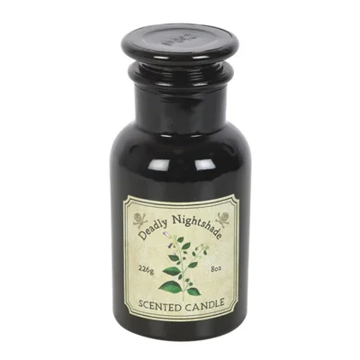 Deadly Nightshade Candle – Gothic Herbal Scented Candle
