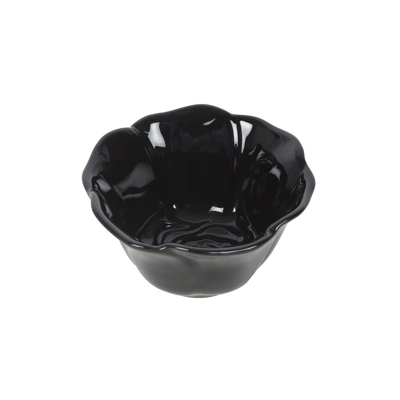 Dark Romance Tea Set - Two Elegant Teacups and a Black Rose Trinket Dish