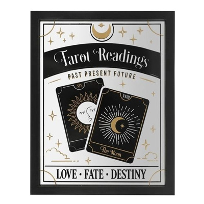 Tarot Readings Mirrored Wall Hanging Tarot Readings Mirrored Wall Hanging