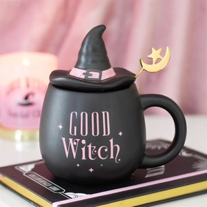 Good Witch Lidded Mug w..