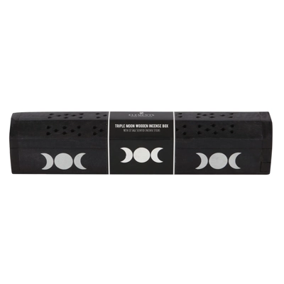 Triple Moon Wooden Sage Incense Box Set Triple Moon Wooden Sage Incense Box Set