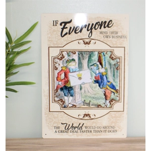 Vintage Metal Sign - Al..