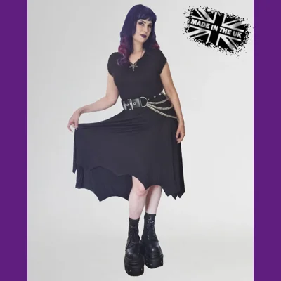 Necessary Evil Evaki Hi-Low Dress with Pockets