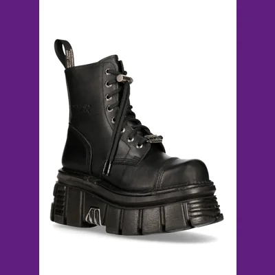 Gothic Leather Tower Boots for Men & Women – New Rock M.NEWMILI083-S21