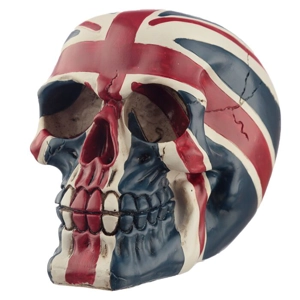 Novelty Union Jack Skull Orn..