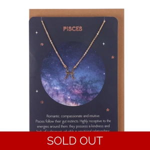 Pisces Zodiac Necklace ..