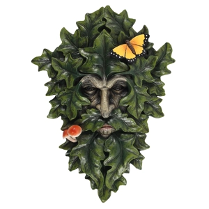 Leafy Green Man Wall Pl..