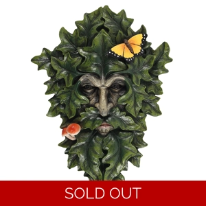 Leafy Green Man Wall Plaque