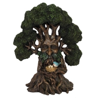 Green Man with Bird Ornament