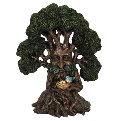 Green Man with Bird Ornament
