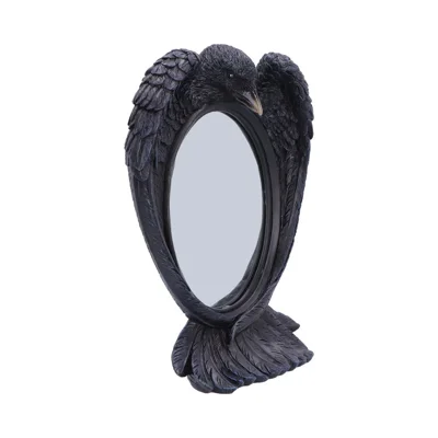Nevermore Reflection - Raven Standing/Wall Hanging Mirror 30.2cm