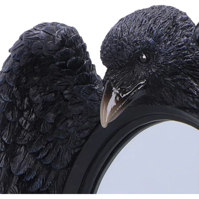 Nevermore Reflection - Raven Standing/Wall Hanging Mirror 30.2cm