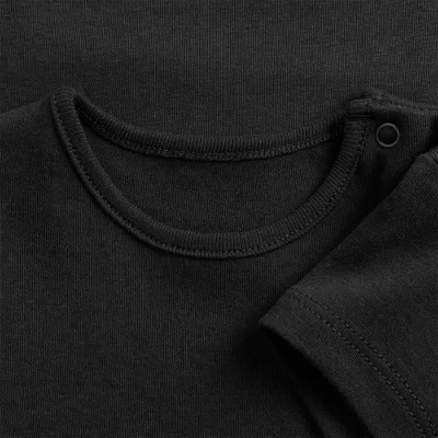 White Pentacle Organic Short Sleeve Baby Bodysuit by Stanley/Stella - Designed by Ceridwen Mystics