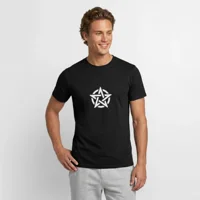 White Pentacle Men's T-Shirt..