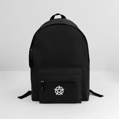White Pentacle Adult Backpack by Ceridwen Mystics