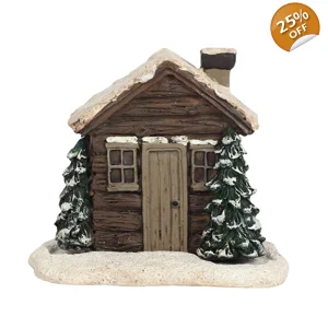 Log Cabin Incense Cone Burner