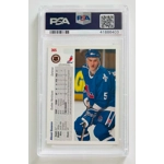 ALEXI GUSAROV SIGNED NHL NORDIQUES QUEBEC 1991 CARD #365 GRADED MINT 9 PSA COA ALEXI GUSAROV SIGNED NHL NORDIQUES QUEBEC 1991 CARD #365 GRADED MINT 9 PSA COA